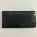 04w3309▽※【中古】BOTTEGA VENETA ボッテガヴェネタ 二つ折り長財布 S01564328M ブラック 財布 袋付き【八王子店】(4)