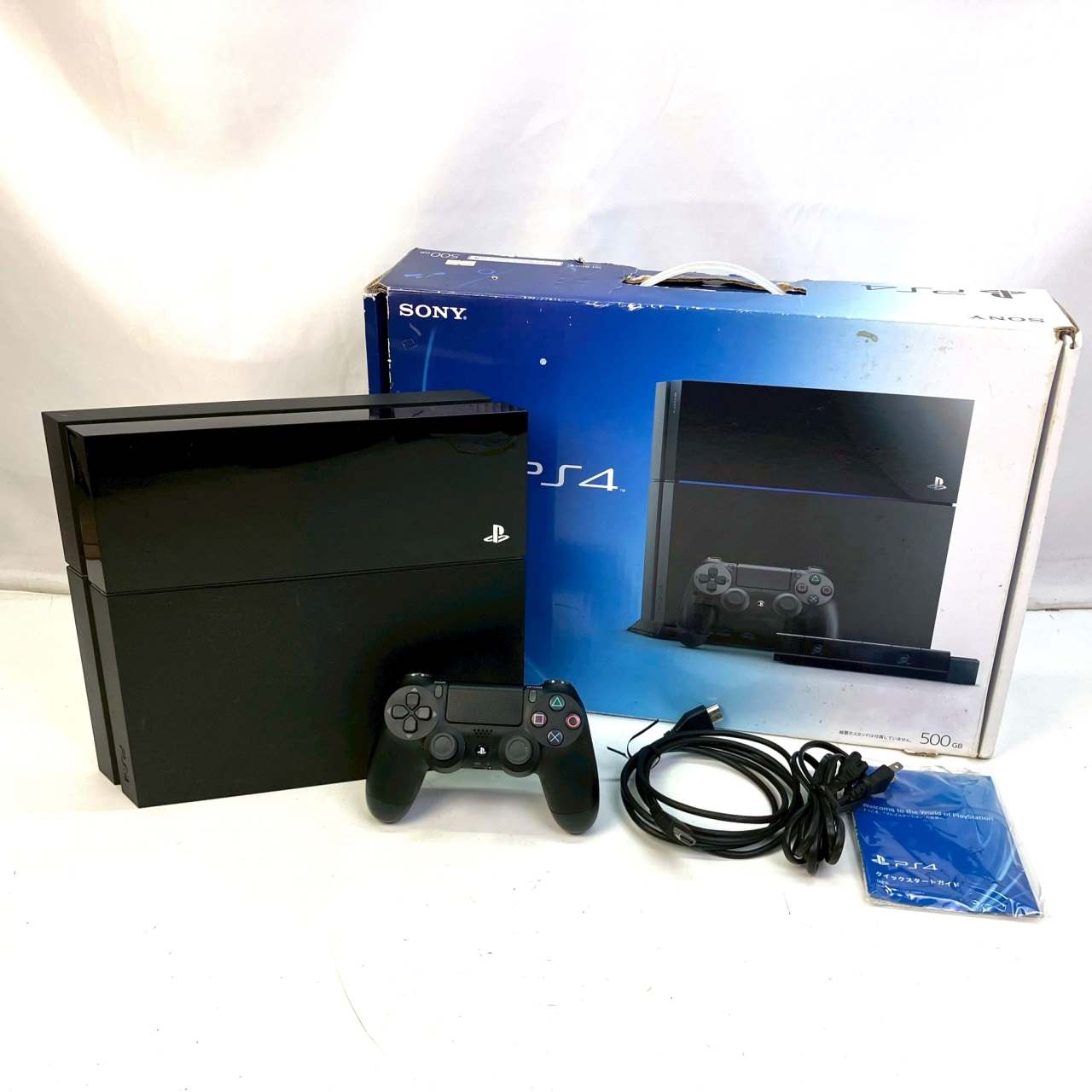 【中古】 〇 PlayStation4 PS4 本体 CUH-1000A 500GB ジェットブラッ ...