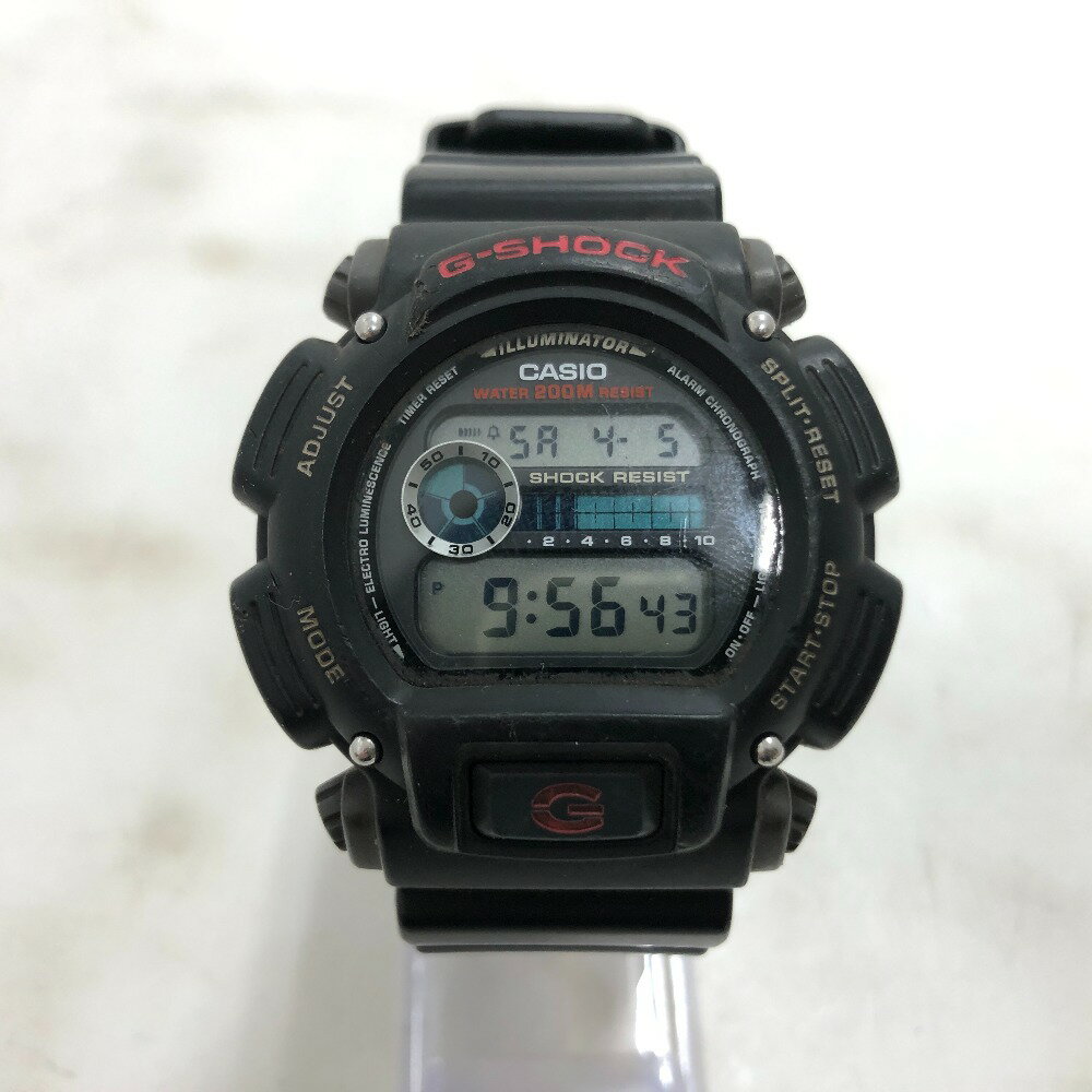 【中古】 ジーショック G-SHOCK ブラック タイ製 メンズ 箱なし 腕時計 DW-9025-1V 02w13897 【牛久店】