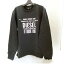 【中古】 DIESEL ディーゼル ロゴグラフィック プリント クルーネック プルオーバー ブラック 黒 サイ..