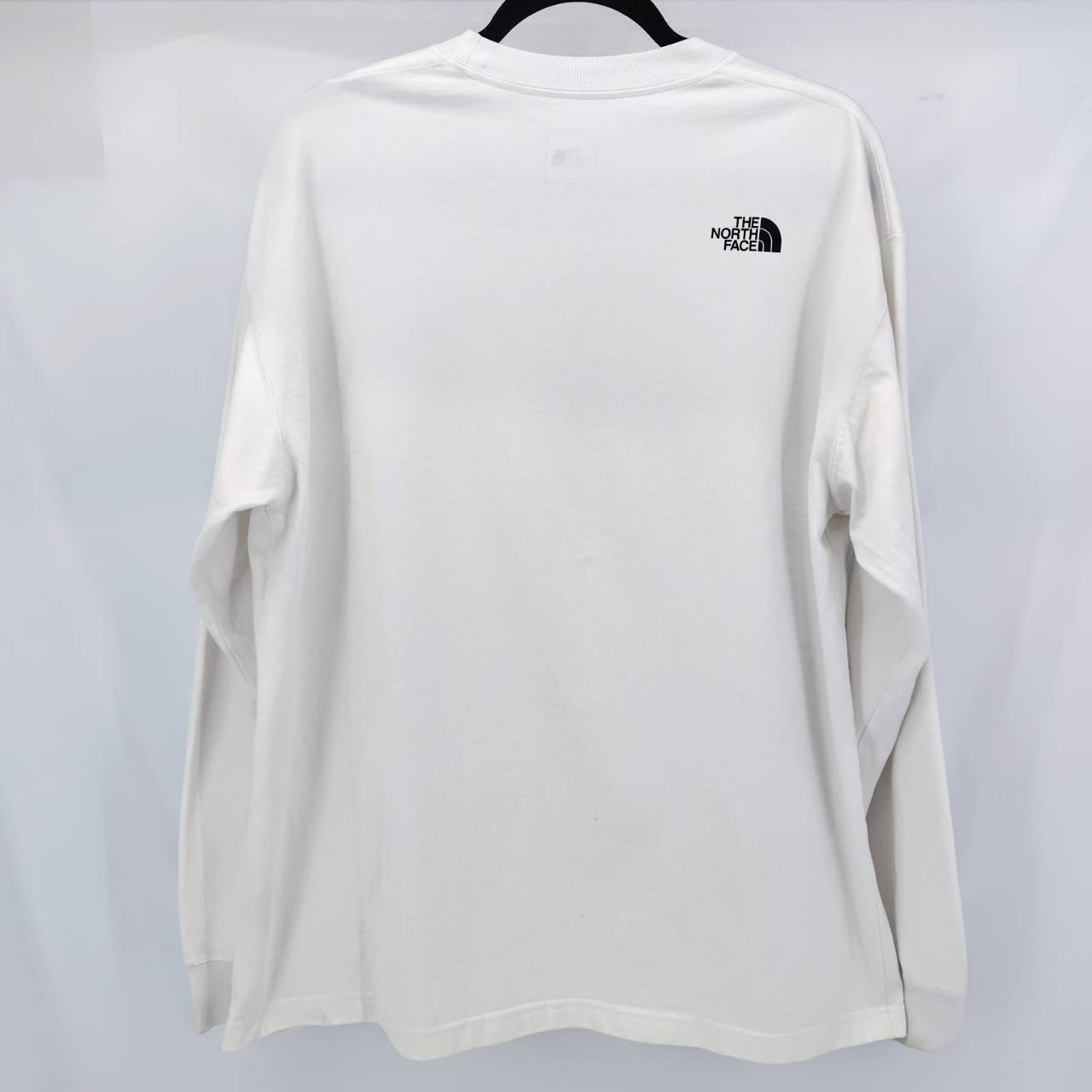 【中古】 ザ・ノースフェイス THE NORTH FACE Half Dome Logo Tee ハーフドームロゴティー 長袖Tシャツ ホワイト/白 サイズXXL 中国製 メンズ コットン NT82231 05w11161 【館林店】