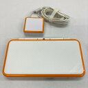 【中古】 【New 2DSLL】New ニンテンドー 2DSLL 本体のみ ホワイト×オレンジ + 充電器 美品 *動作確認済* 任天堂 Nintendo New ニンテンドー 2DSLL ◎中古品◎ ゲームハード Nintendo 3DS・2DS 05w11254T 【館林店】
