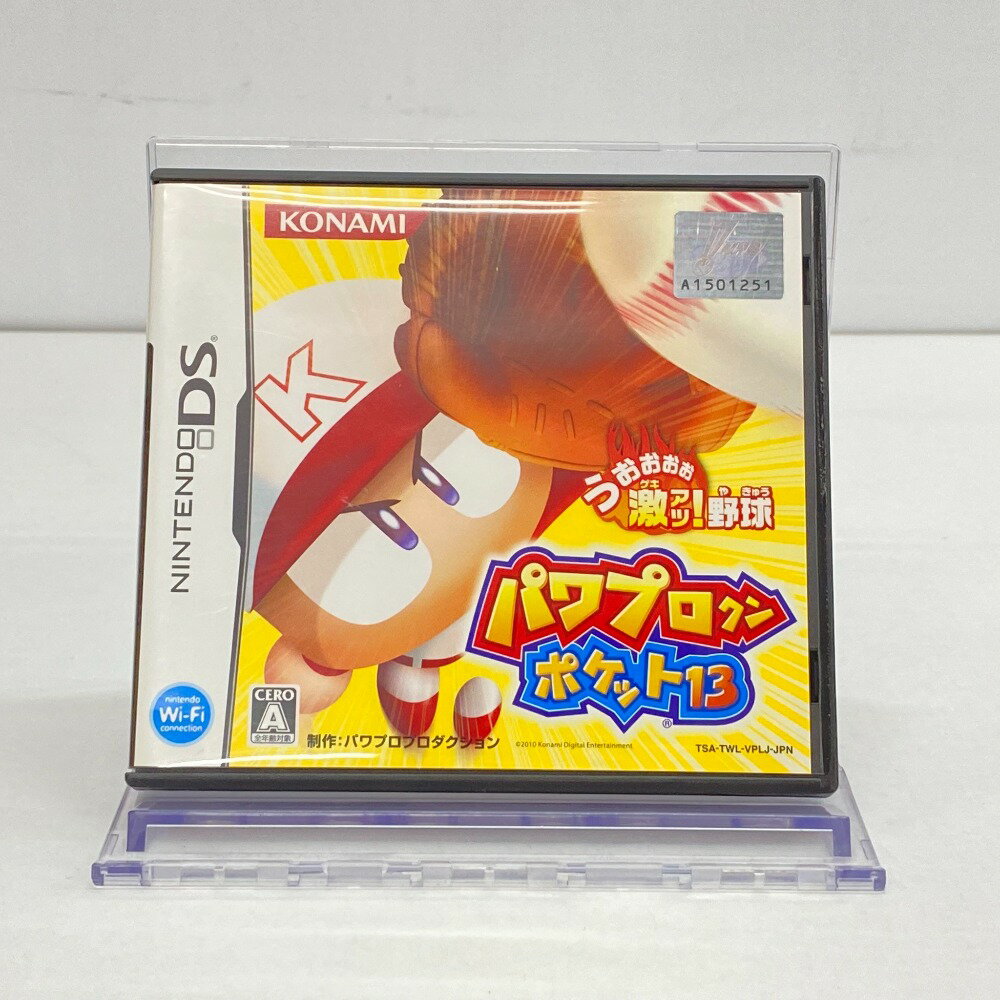 【中古】 KONAMI パワプロクン ポケット13 ゲームソフト Nintendo DS TSA-TWL-VPLJ-JPN 05w11295T 【館林店】