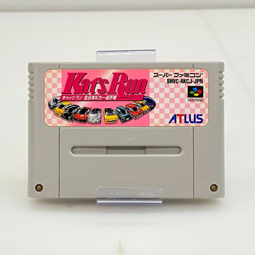 【中古】 ATLUS Kat's Run 全日本Kカー選手権 ゲームソフト スーパーファミコン SHVC-AKCJ-JPN 05w11306T 【館林店】 【中古】 ATLUS Kat's Run 全日本Kカー選手権 ゲームソフト スーパーファミコン SHVC-AKCJ-JPN 05w11306T 【館林店】