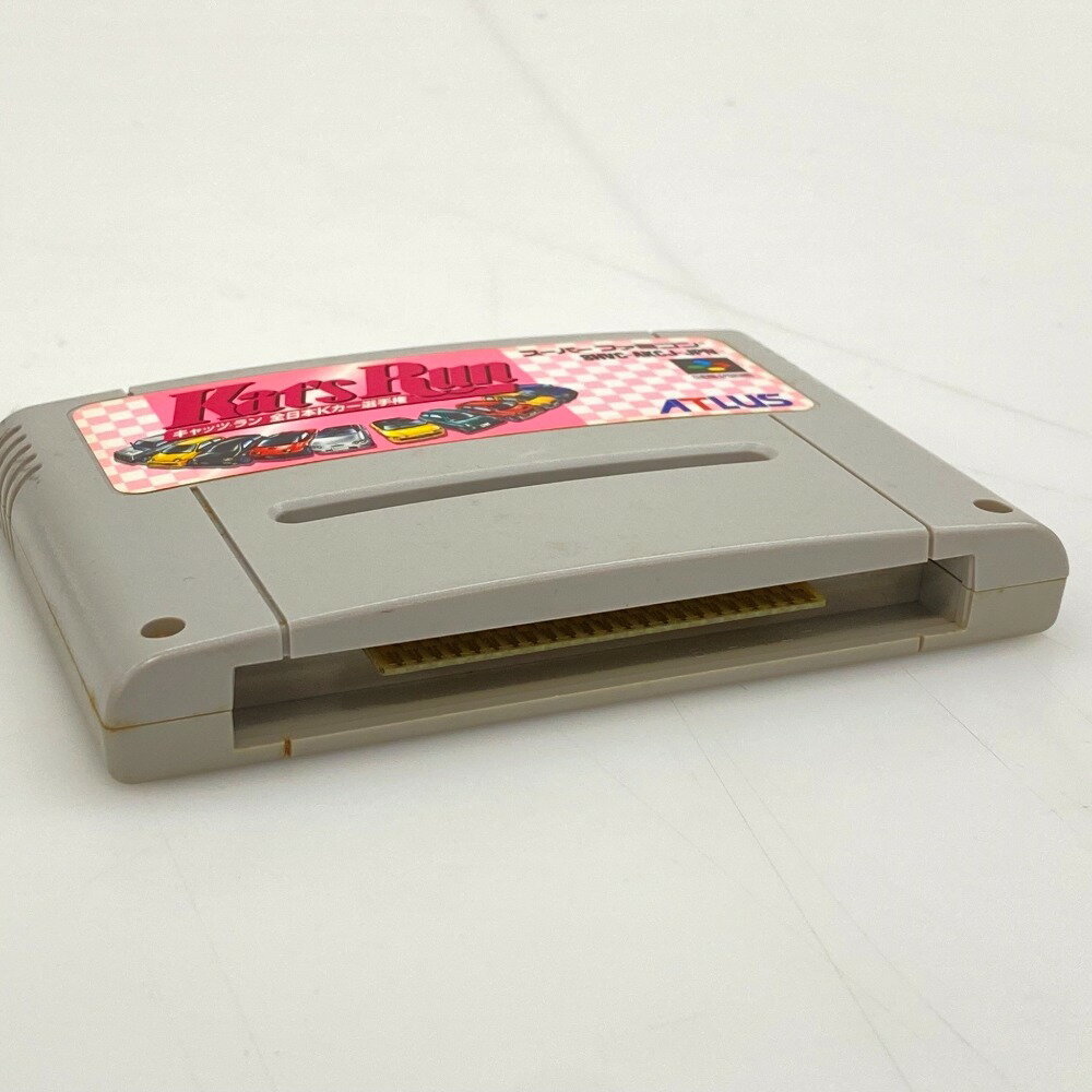 【中古】 ATLUS Kat's Run　全日本Kカー選手権 ゲームソフト スーパーファミコン SHVC-AKCJ-JPN 05w11306T 【館林店】