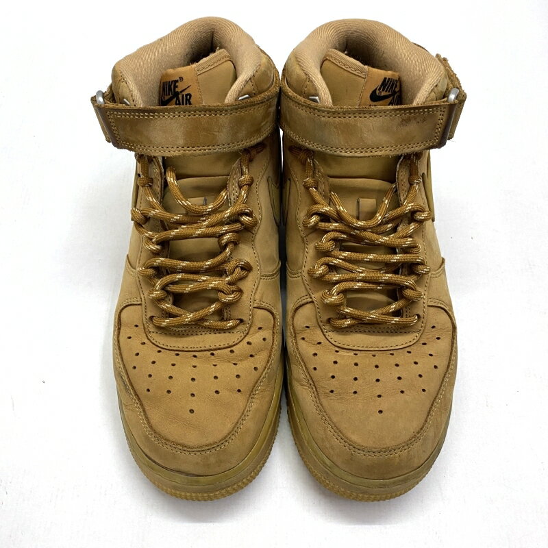 【中古】 Nike Air Force 1 Mid Flax ナイキ エアフォース1 ミッド フラックス 27.0cm メンズ スニーカー DJ9158-200 03w16101 【入間店】