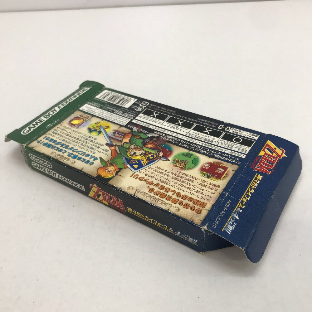 【中古】 【GBA】ゲームボーイアドバンス ソフト「ゼルダの伝説 神々のトライフォース＆4つの剣」箱/説明書あり ＊起動のみ確認済＊ ◎中古品◎ ゲームソフト ゲームボーイアドバンス 05w11282 【館林店】