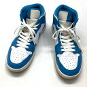 【中古】 Nike Air Jordan 1 Mid Aquatone ナイキ エアジョーダン1 ミッド アクアトーン 27.5cm メンズ スニーカー DQ8426-400 03w16176 【入間店】(4)