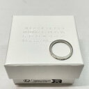 【中古】 MaisonMargiela メゾンマルジェラ ナンバリング シルバーリング SI8UQ0002-SV0129-951 記載サイズ4(13.5号相当) 箱・タグあり イタリア製 リング・指輪 01w-4298 【結城店】