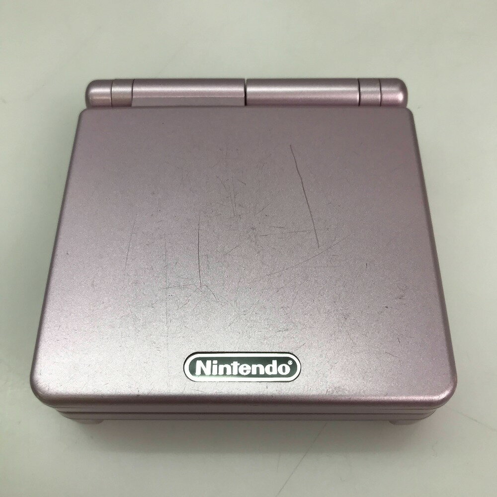 【GBASP】ゲームボーイアドバンスSP 本体のみ パールピンク ＊動作確認済み＊ ◎中古品◎ 05w12003 【館林店】