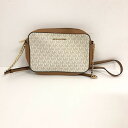 【中古】 マイケルコース Michael Kors ホワイト×ブラウン レディース ショルダーバッグ 08w9740 【水戸店】