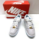 【中古】 Nike Dunk Low Barber Shop Grey ナイキ ダンク ロー バーバーショップ グレー 28.0cm メンズ スニーカー DH7614-500 箱付き 03w16981【入間店】