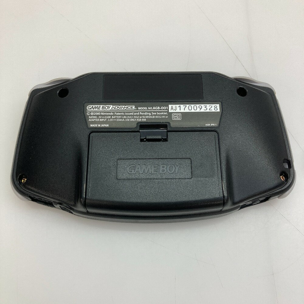 【美品 GBA】ゲームボーイアドバンス 本体のみ ブラック ＊動作確認済み＊ ◎中古品◎ ゲームハード 05w12010T 【館林店】
