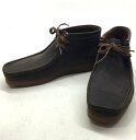 【中古】 クラークス Clarks ブラウン 26.5cm US9 UK8 EU42 メンズ 15522 スエード 箱無し 靴 01w-4465 【結城店】(4)