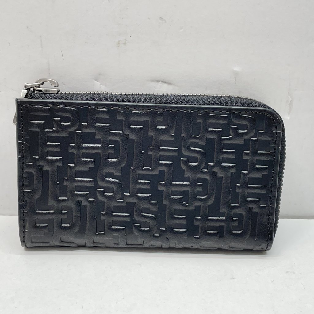 DIESEL ディーゼル 小銭入れ メンズ モノグラム L字ファスナー