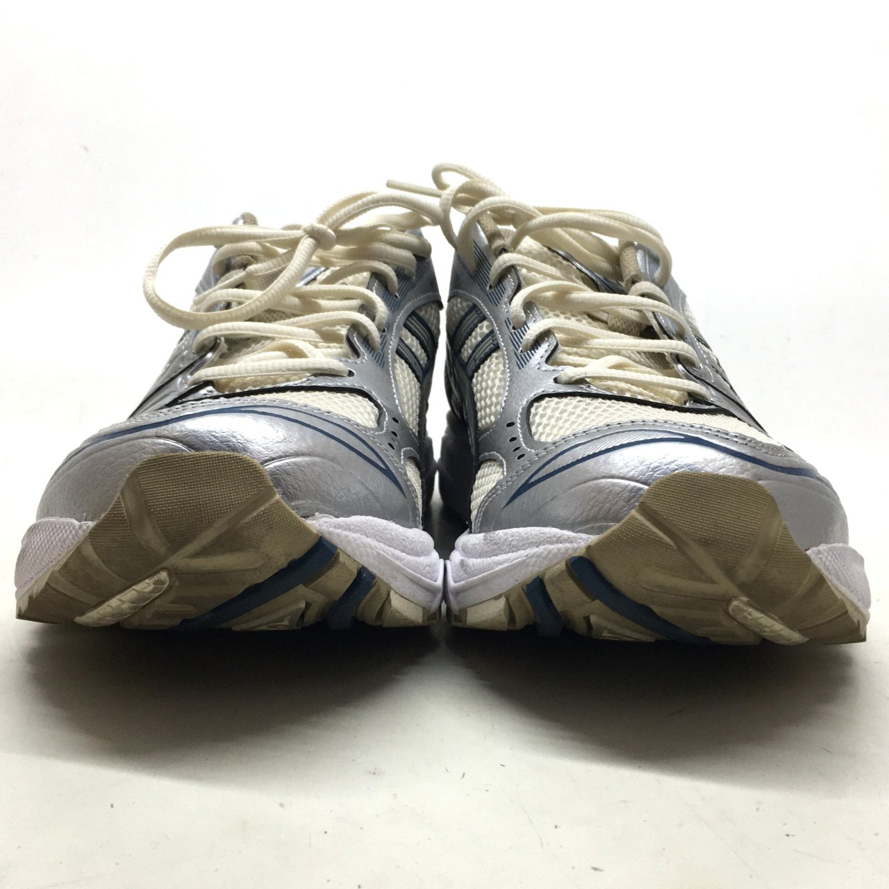 【中古】 アシックス asics クリーム×シルバー 29.0cm メンズ GEL-KAYANO 14 ゲルカヤノ スニーカー F580624 01w-4475 【結城店】