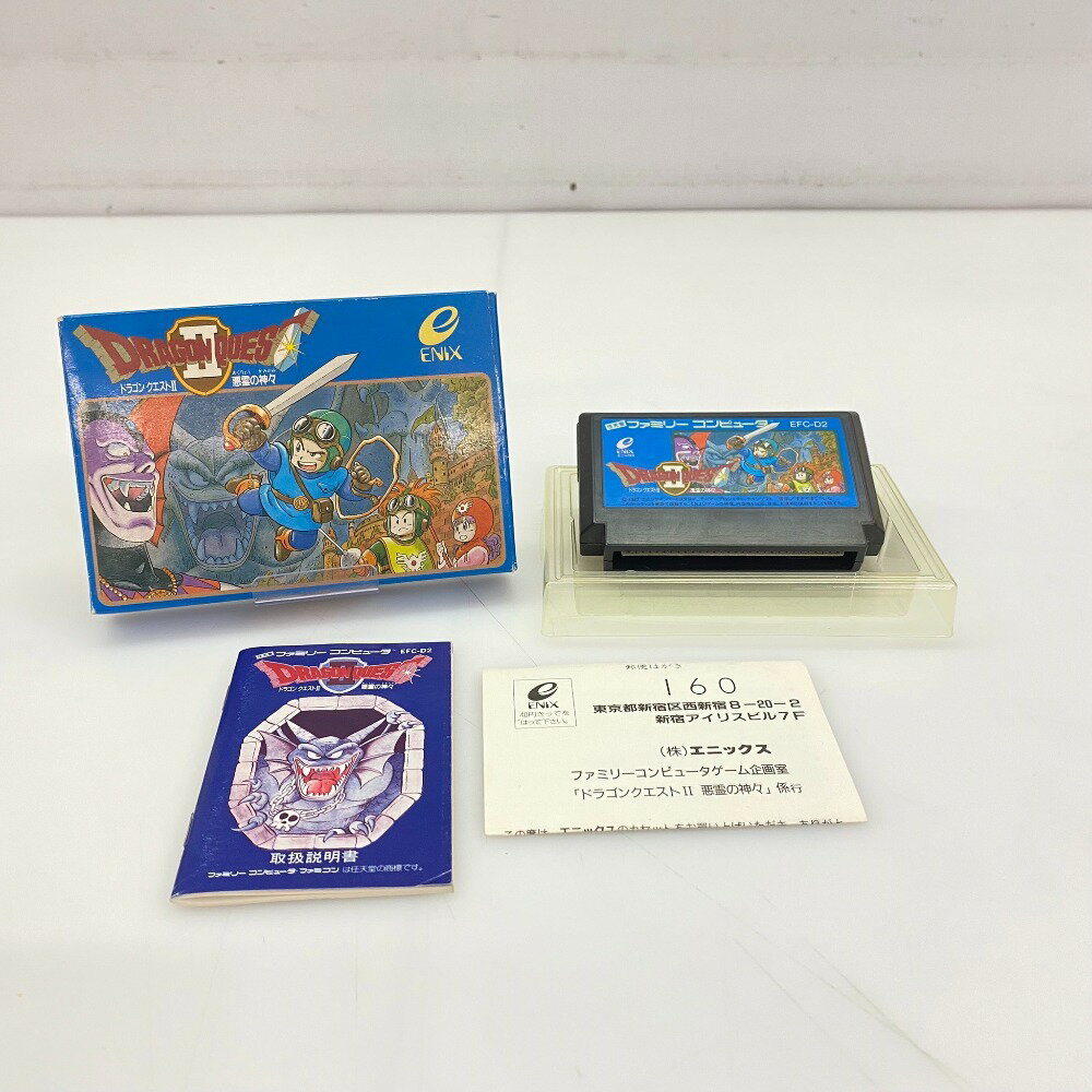 【中古】 SQUARE ENIX ドラゴンクエストII 悪霊の神々 ゲームソフト ファミコン EFC-D2 05w12463T 【館林店】