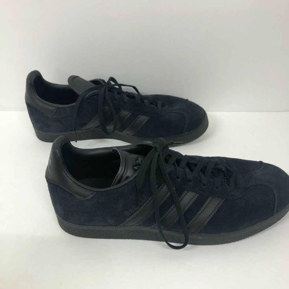 【中古】 アディダス adidas GAZELLE BLACK ガゼル ブラック スニーカー 26.5cm US8 UK8 EU42 08w10207 【水戸店】