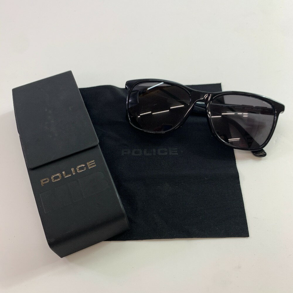 04w4510▽※【中古】POLICE ポリス サングラス SPL872i 56□17 145 COL.0700 メン・イン・ブラック インターナショナルでコラボ【八王子店】