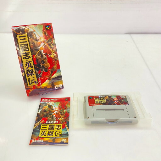 【中古】 KOEI 三國志 英傑伝 ゲームソフト スーパーファミコン SHVC-P-A3AJ 05w12483T 【館林店】 【中古】 KOEI 三國志 英傑伝 ゲームソフト スーパーファミコン SHVC-P-A3AJ 05w12483T 【館林店】