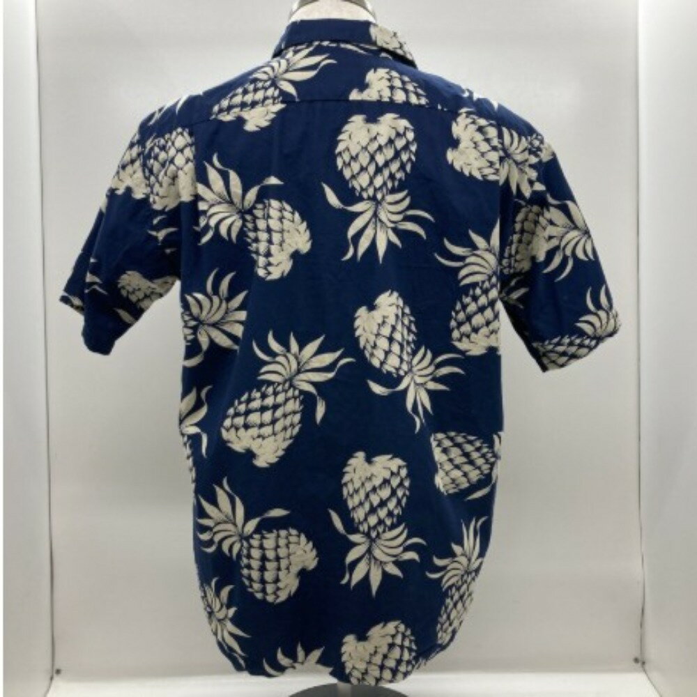 【中古】 DUKE KAHANAMOKU デューク カナハモク パイナップル柄 アロハシャツ DK378111 06w14551 東洋エンタープライズ　サイズL【三郷店】