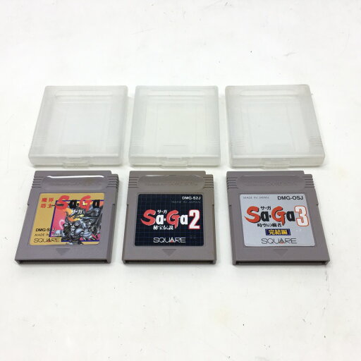 【中古】 〇 SA・GA 魔界塔士 / SA・GA2 秘宝伝説 / SA・GA3 時空の覇者 ソフトのみ ゲームボーイソフト 3点セット GB 動作確認済み 中古品 01w-4350 【結城店】 【中古】 〇 SA・GA 魔界塔士 / SA・GA2 秘宝伝説 / SA・GA3 時空の覇者 ソフトのみ ゲームボーイソフト 3点セット GB 動作確認済み 中古品 01w-4350 【結城店】