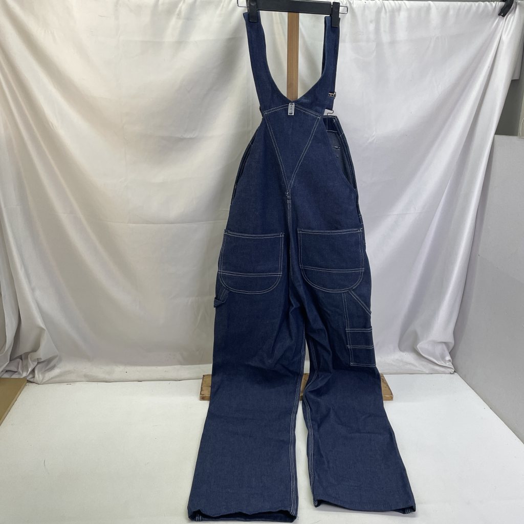 【中古】 KEY キー デニムオーバーオール ブルー サイズ30 メキシコ製 メンズ W30L30 ジップフライ KEY273 オーバーオール コットン 01w-4806 【結城店】