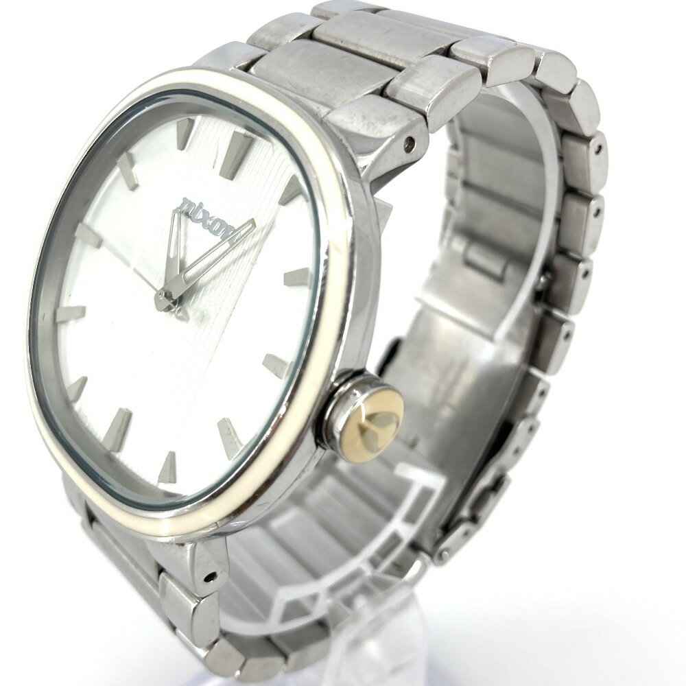 【中古】 ニクソン NIXON THE CAPITAL キャピタル 腕時計 シルバー アナログ メンズ 05w12394 【館林店】