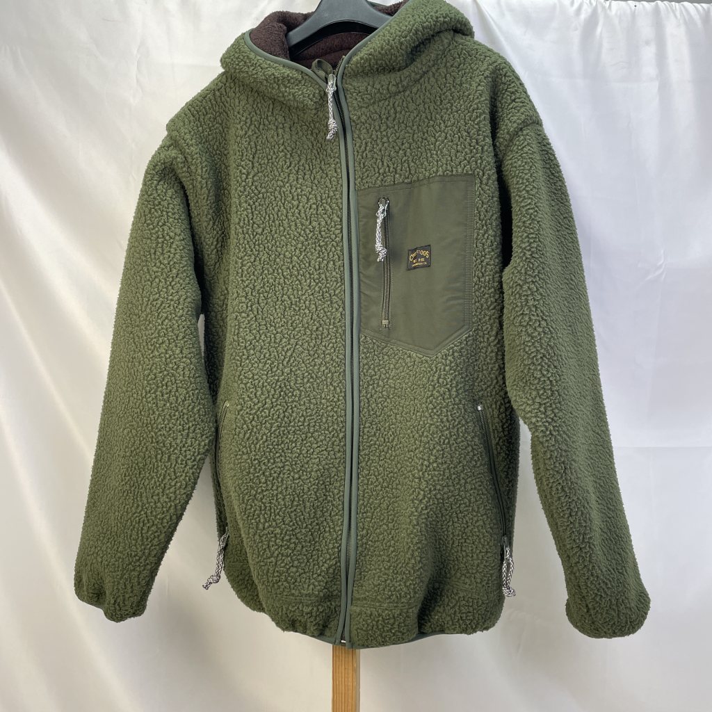 【中古】 ウエストライド WESTRIDE CYCLE TOGS サイクルトグス フリースパーカー グリーン サイズM 日本製 メンズ アウター ポリエステル 01w-4970 【結城店】