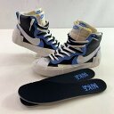 04w4803▽※【中古】sacai × NIKE BLAZER MID BLACK / BLUE BV0072-001 サカイ × ナイキ ブレーザーミッド ブラック/ブルー 28cm【八王子店】