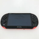 【PS VITA】PlayStation VITA 本体のみ レッド/ブラック メモリーカード8GB *動作確認/初期化済み* ◎中古品◎ ゲームハード 05w...