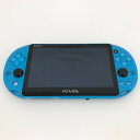 【PS VITA】PlayStation VITA 本体のみ PCH-2000 アクアブルー *動作確認/初期化済み* ◎中古品◎ ゲームハード 05w1418...