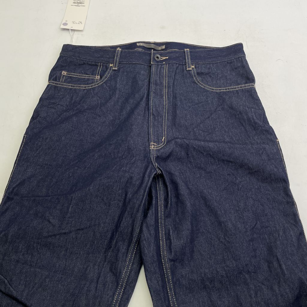 【中古】 アヴィレックス AVIREX CROSSOVER 5POCKET DENIM PANTS タグ付き デニムパンツ ジップフライ ブルー サイズXXL 中国製 メンズ コットン 783-4211003 01w-5036 【結城店】
