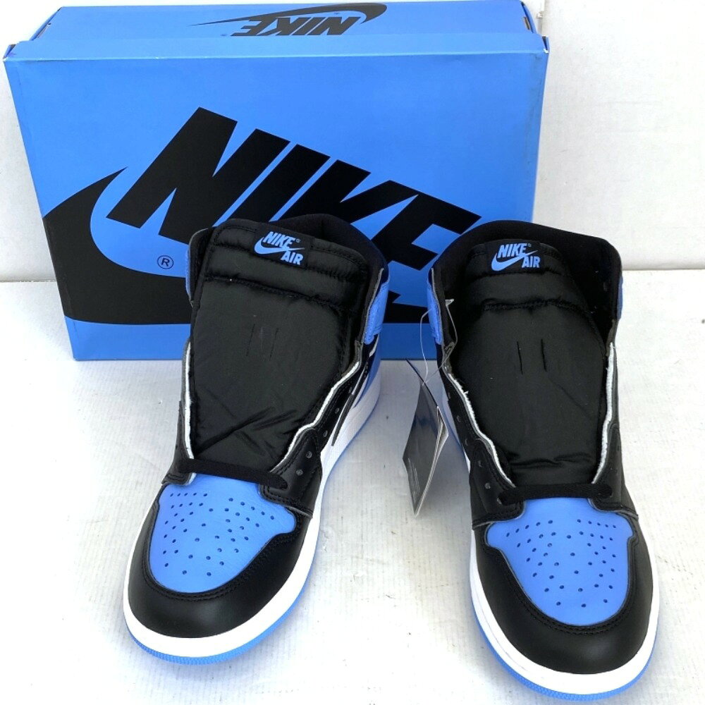 【中古】 Nike Air Jordan 1 Retro High OG University Blue/UNC Toe ナイキ エアジョーダン1 レトロ ..