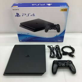 【PS4】PlayStation4 本体 箱あり CUH-2200A 500GB ジェットブラック 欠品あり *動作確認/初期化済み* ◎中古品◎ 05w14792T 【館林店】