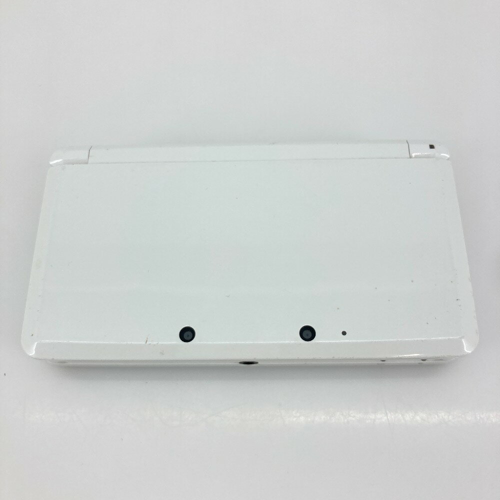 【3DS】ニンテンドー 3DS 本体のみ ピュアホワイト SDカード：4GB 画面黄ばみあり ＊動作 ...