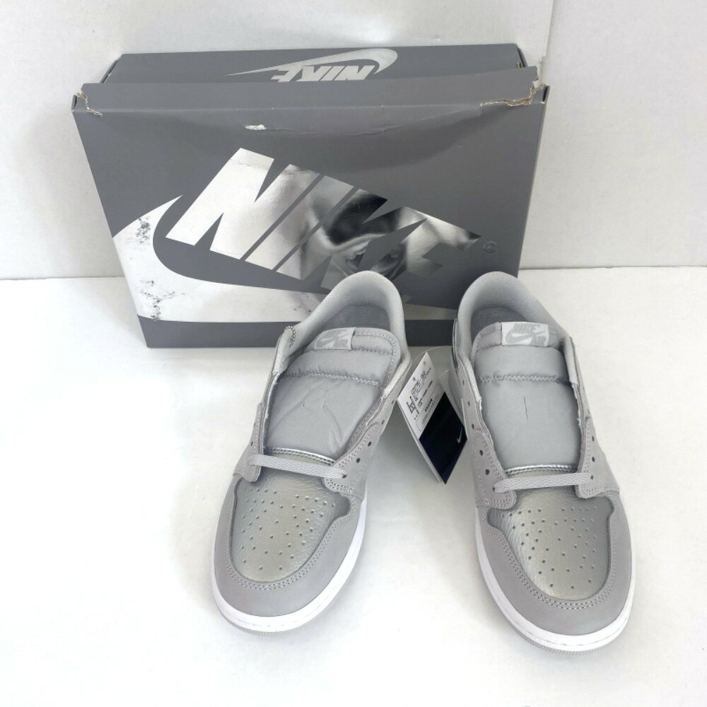 【中古】 Nike Air Jordan 1 Retro Low OG Silver(no Briefcase) ナイキ エアジョーダン1 レトロ ロー ..