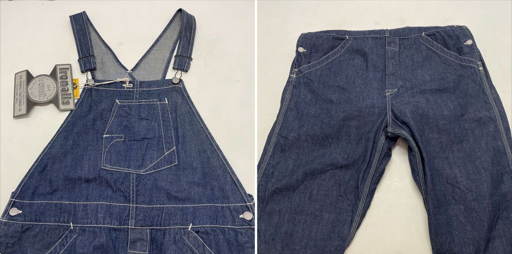 【中古】 FREE WHEELERS フリーホイーラーズ THE IRONALL FACTORIES CO. Lot 101 DENIM HIGH-BACK OVERALLS ボタンフライ タグ付 10oz INDIGO DENIM サイズ32 日本製 メンズ オーバーオール コットン 2122010 01w-5312 【結城店】