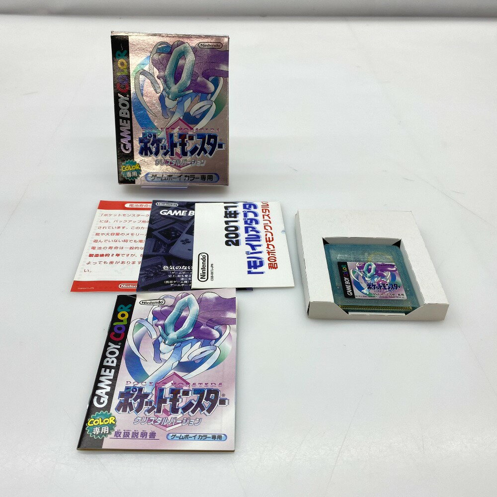 【中古】 任天堂 Nintendo ポケットモンスター　クリスタル ゲームボーイ ゲームソフト CGB-P-BXTJ 05w15522 【館林店】