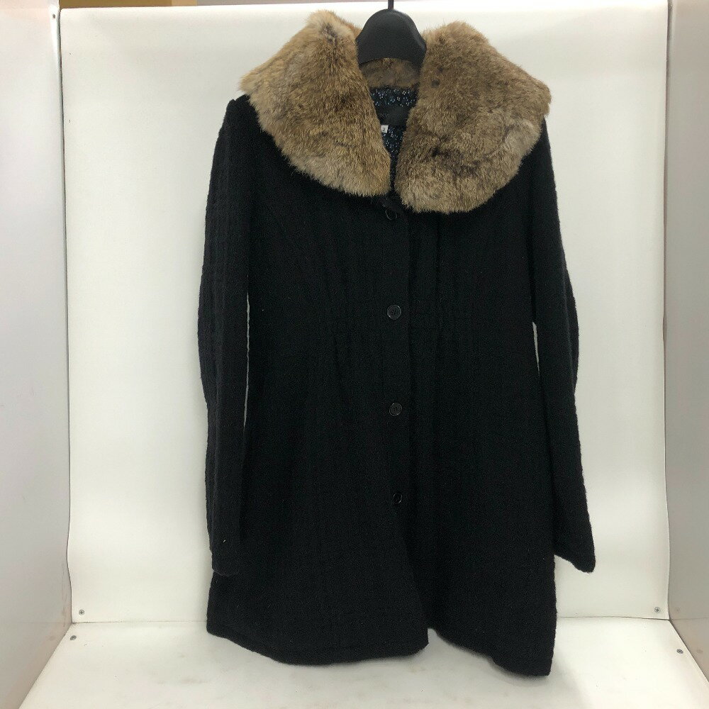 【中古】 tk mixpice ティーケー・ミクスパイス タケオキクチ ボア付き ジャケット コート アウター ブ..