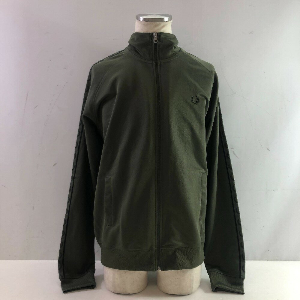 04w4974∞※【中古】 FREDPERRY フレッドペリー コントラストテープ トラックジャケット J5557 ローレル..