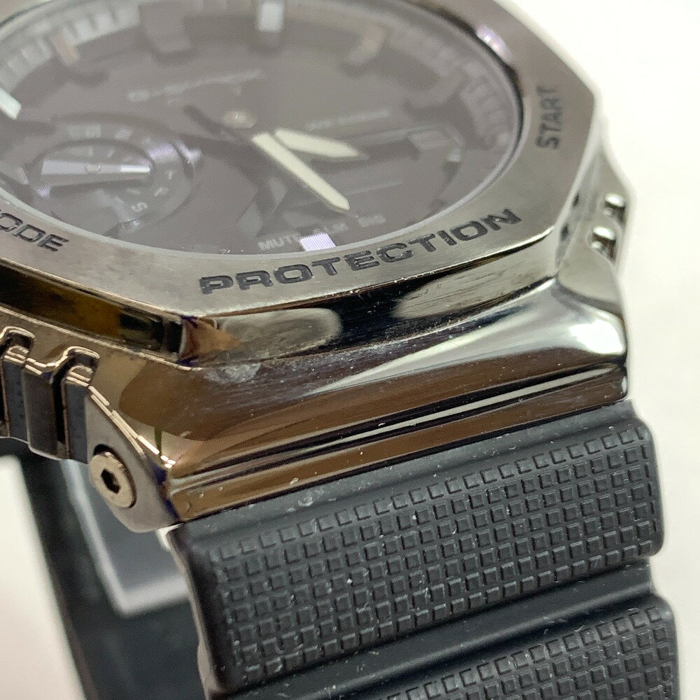 04w5055▽※【中古】CASIO カシオ G-SHOCK ジーショック アナログデジタル GM-2100BB-1AJF ブラック 腕時計【八王子店】