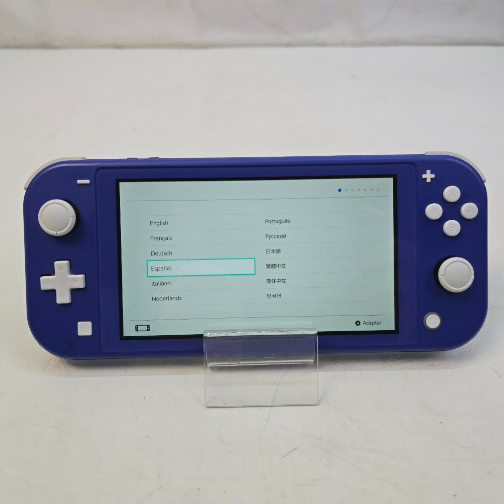 【中古】 〇 Nintendo Switch Lite ニンテンドー スイッチ ライト ブルー XJ ...