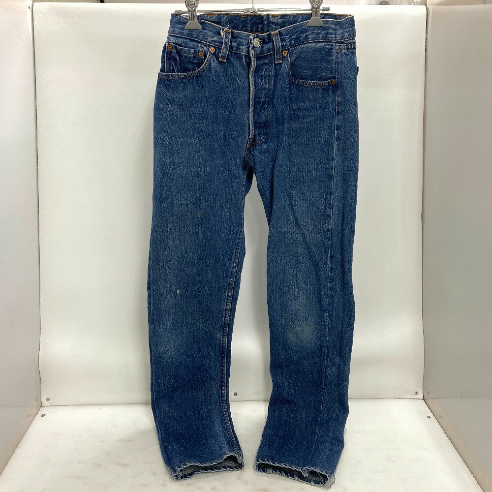 【中古】 リーバイス Levi's 90’s 501デニムパンツ ボタンフライ インディゴブルー サイズ30 USA製 メンズ ボタン裏刻印515 デニムパンツ コットン 02w20083 【牛久店】