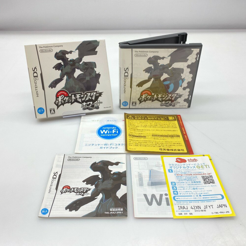 【中古】 (株)ポケモン ポケットモンスター ホワイト Nintendo DS ゲームソフト TWL-IRAJ-JPN 05w16270 【館林店】