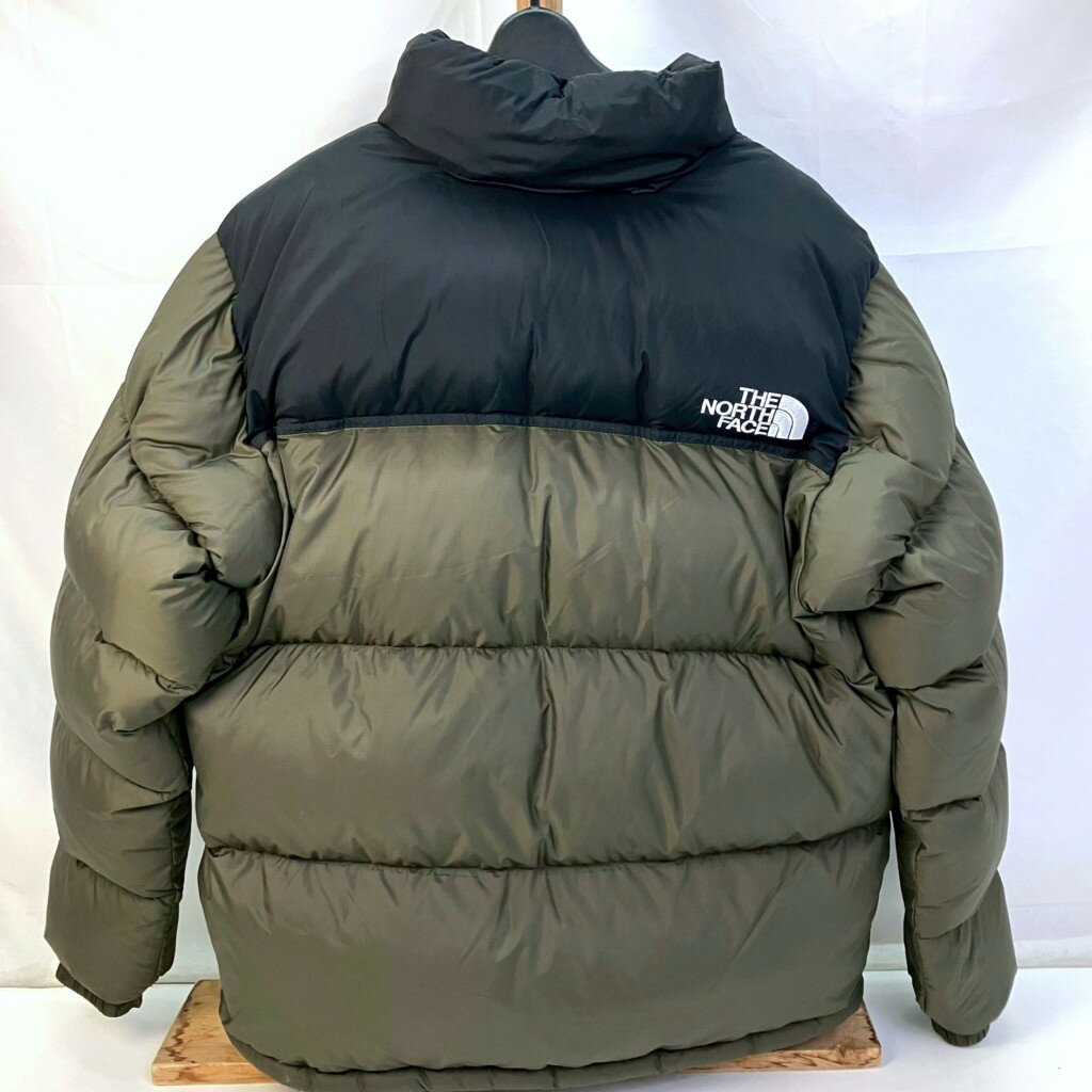 【中古】 ザ・ノースフェイス THE NORTH FACE ヌプシジャケット ND92335 カーキ サイズXL メンズ ダウンジャケット 01w-5642 【結城店】