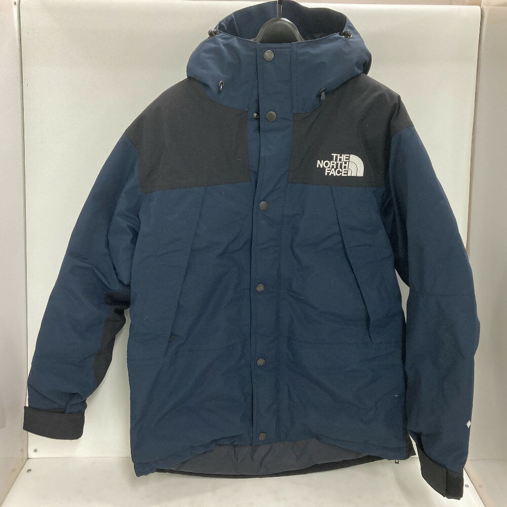 【中古】 THE NORTH FACE ザノースフェイス MOUNTAIN DOWN JACKET ネイビー サイズ...