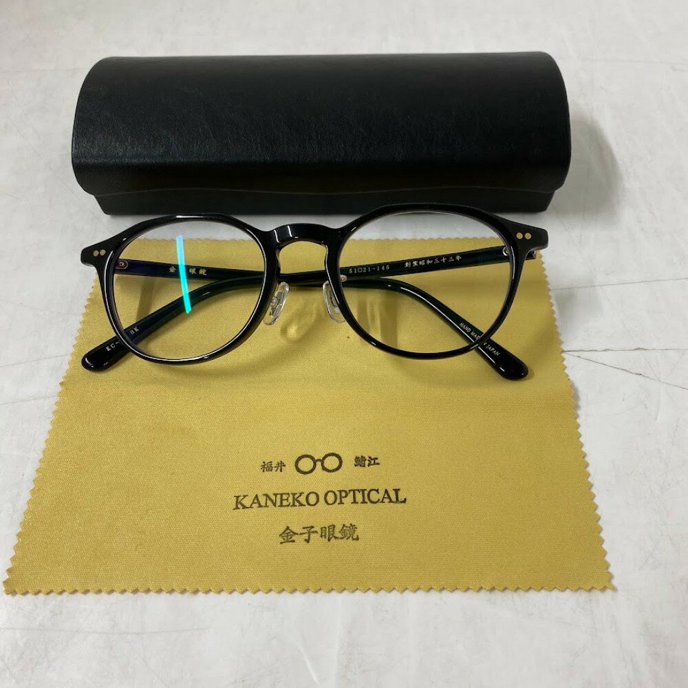 金子眼鏡 CELLULOID 度ありメガネ 13950◇金子眼鏡 CELLULOID セルロイド KC-79 TITANIUM 度付きレンズ