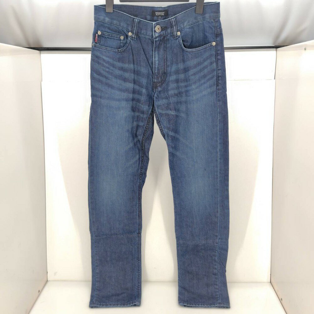 乐天商城 - 【中古】 バーバリーブラックレーベル BURBERRY BLACK LABEL デニムパンツ 中国製 メンズ コットン D1R11-302-28 05w20522 【館林店】