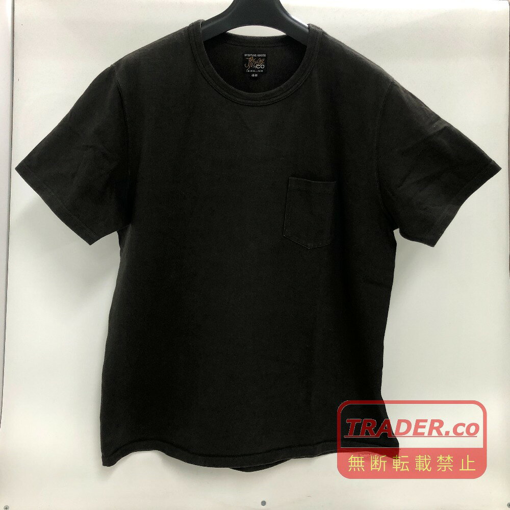 樂天商城 - 【中古】 THE REAL McCOY'S リアルマッコイズ ポケット付Tシャツ ブラック サイズ40 日本製 メンズ 半袖Tシャツ コットン 02w24464 【牛久店】
